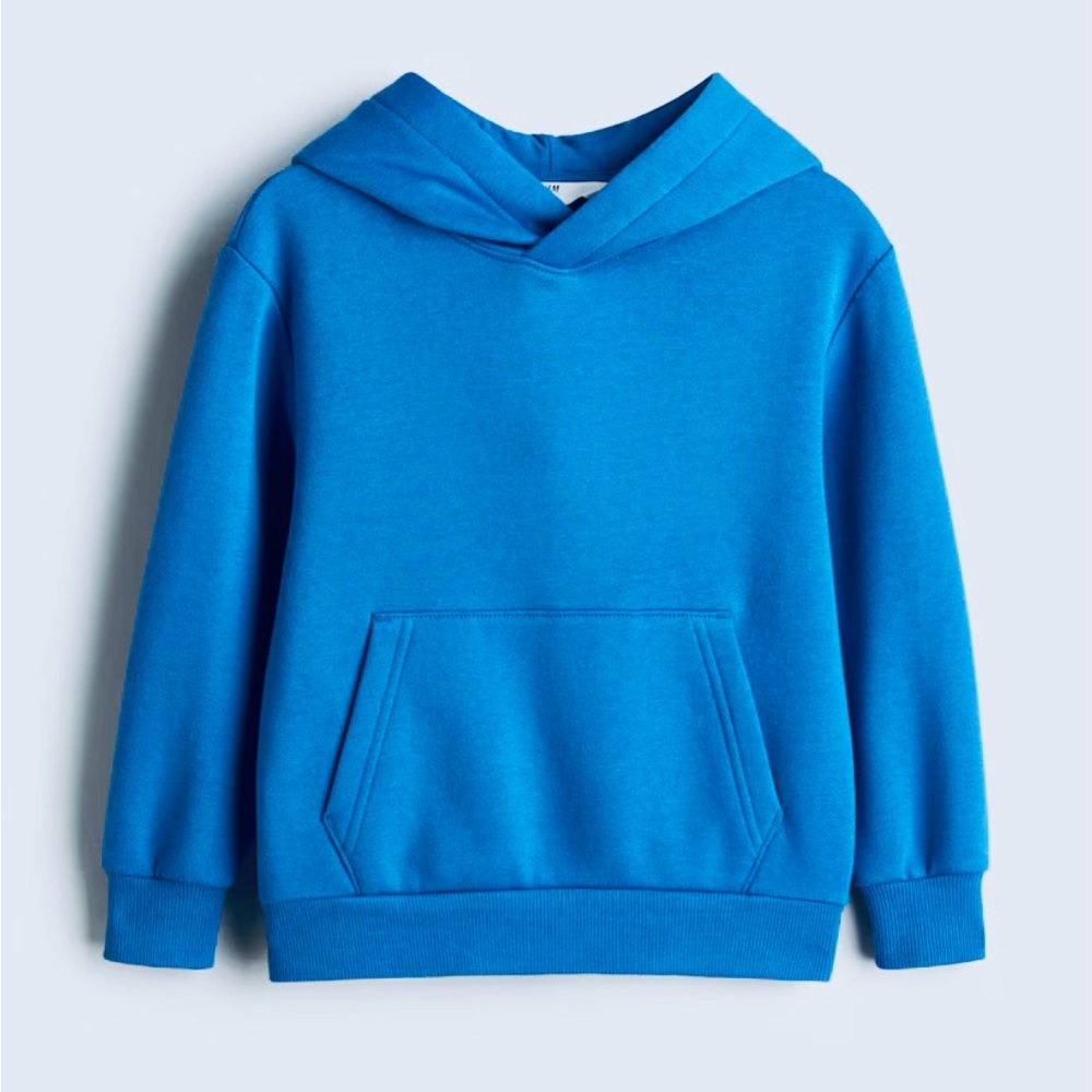 Azur Blue Kids Hoodie Size 6/7 Boys | Cozy Pullover Sweatshirt